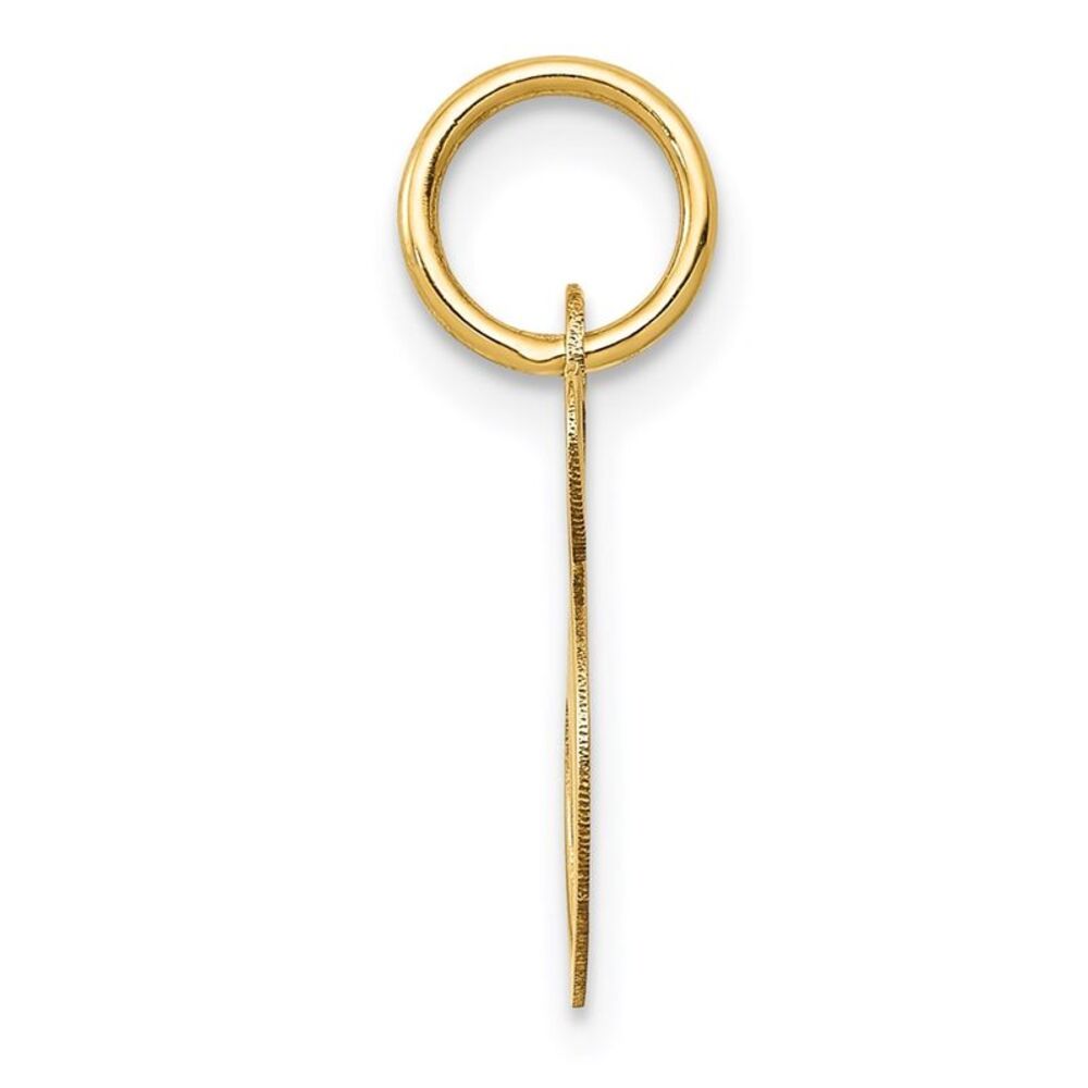 Kazi Luxury 14k Yellow Gold Small Fancy Script Le… - image 2